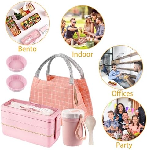 Drerio Lunch Box Bento - Boîte à Lunch 3 ÉTAGE BOX LANCE - Image 4