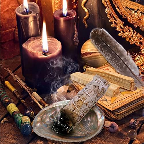 Amzeeniu 3 Paquets de Sauge Blanche + 2 Palo Santo Coquillage d'ormeau - Purification Élimine Les Énergies Négatives Encens Naturel à bruler Anti Stress méditation Bois de rituels - Image 4