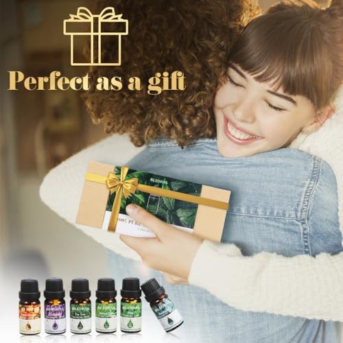 Coffret Huiles Essentielles Naturelles 6x10ml- bledras aromathérapie 100% pure, bio - lavande, théier, eucalyptus, citronnelle, orange douce, menthe - Cadeau Femmes - Image 7