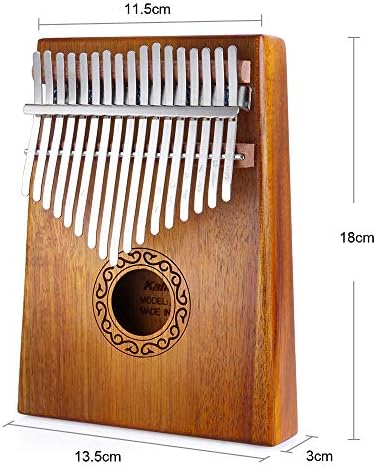 Nabance Kalimba 17 Clés Piano à pouce Professionnel De Haute Qualité Instrument de Musique avec Tuning Hammer et 7 Accessoires pour Les Débutants - Image 6