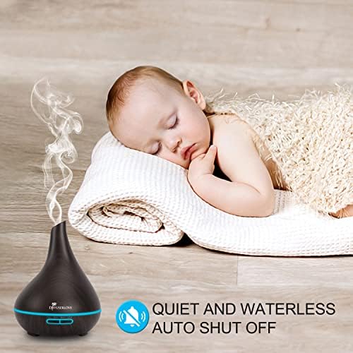 Diffuserlove 500 ml Diffuseur d'Huiles Essentielles Electrique Aromathérapie Humidifificateur Vaporisateur d'Huile Parfume, a mené 7 Couleur - Image 6