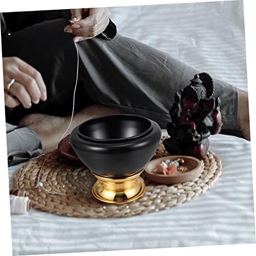 Mikinona 1 Pc bol à musique bouddha en cuivre bols de chakra fourniture de yoga accessoires de méditation zen relaxation outil multifonction bol chantant du tibet Ornement de bureau le fer - Image 3