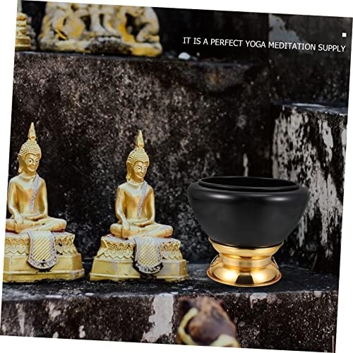 Mikinona 1 Pc bol à musique bouddha en cuivre bols de chakra fourniture de yoga accessoires de méditation zen relaxation outil multifonction bol chantant du tibet Ornement de bureau le fer - Image 7