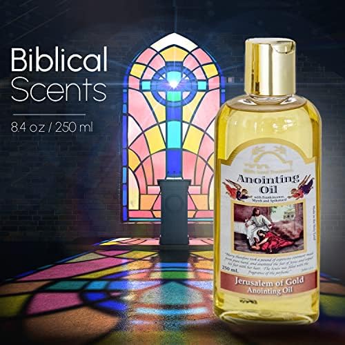 Printemps Nahal Bible Lands Huile d'onction au trésor pour prière, huile de bénédiction, huile de gloire | Jérusalem d'or 250 ml - Image 3