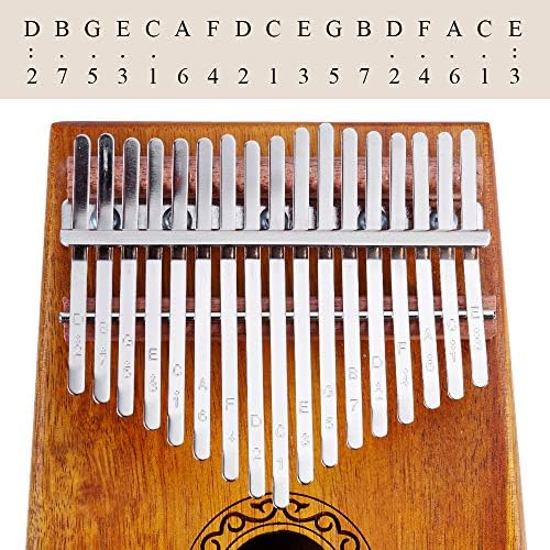 Nabance Kalimba 17 Clés Piano à pouce Professionnel De Haute Qualité Instrument de Musique avec Tuning Hammer et 7 Accessoires pour Les Débutants - Image 2