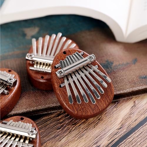Mini Kalimba, 8 Touches Kalimba, Kalimba Instrument de Musique Enfant et Adulte, Kalimba 8 Clés Pouce Piano pour Les Enfants, Les Débutants et Les Mélomanes Instrument de Musique Exquis - Image 4