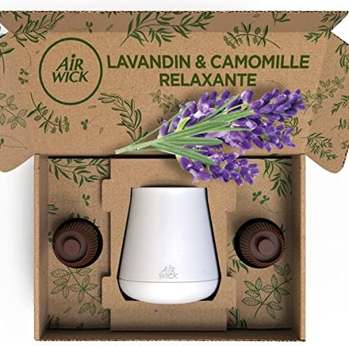 Air Wick Diffuseur d'huiles Essentielles Brume Essentielle + 2 Recharges Parfum Lavande et Camomille - Image 8
