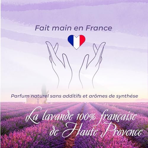 Fleurs de Lavande Séchées en Vrac | Récolte 2024 | 200g | Anti-Acariens pour Armoire | Grand Sachet Parfumé de Bourgeons Purs 100% Naturels | Lavande française de Provence | Pochette Élégante - Image 3