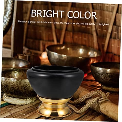 Mikinona 1 Pc bol à musique bouddha en cuivre bols de chakra fourniture de yoga accessoires de méditation zen relaxation outil multifonction bol chantant du tibet Ornement de bureau le fer - Image 2
