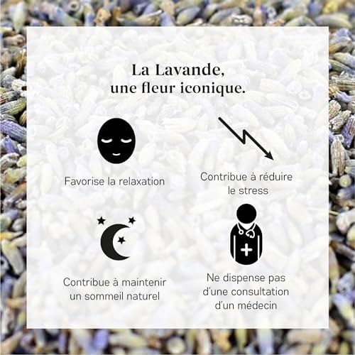 MON INFUSION BIO - Lavande Bio En Fleurs Entières - Pour Tisanes Et Infusions - Pour Recettes Maisons - Sublimez Votre Thé - Sélection De Premier Choix - Lavandula Angustifolia - 50 g - Image 3