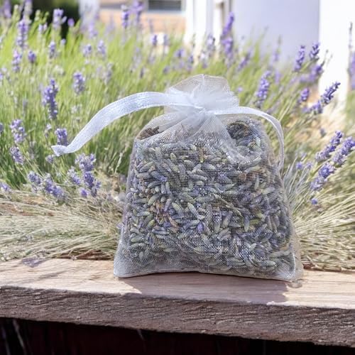 PIF - 3 Sachets 8g de Lavande de Provence - Sachet parfumé Voiture, Placard Maison, Anti Acariens - Fleurs de Lavande - Fabriqué et Assemblé en France - Direct Producteur, Sachets Parfumés, Déco Maison - Image 5