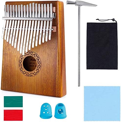 Nabance Kalimba 17 Clés Piano à pouce Professionnel De Haute Qualité Instrument de Musique avec Tuning Hammer et 7 Accessoires pour Les Débutants - Image 7