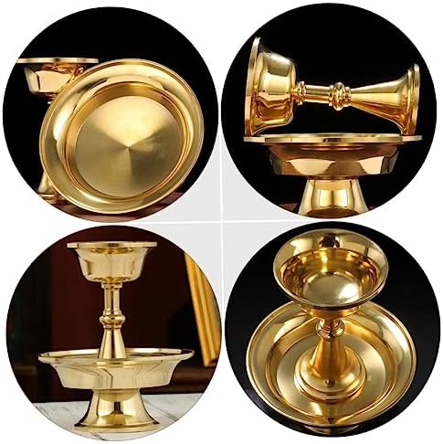 Verre à boire rituel bol temple d'eau sacrée tasse sainte ofrande sacrée tasse d'eau tibétaine tasse d'autel bouddhiste tibétain bol offre bol à liqueur verre à liqueur bol à goûter bol épais cuivre - Image 3