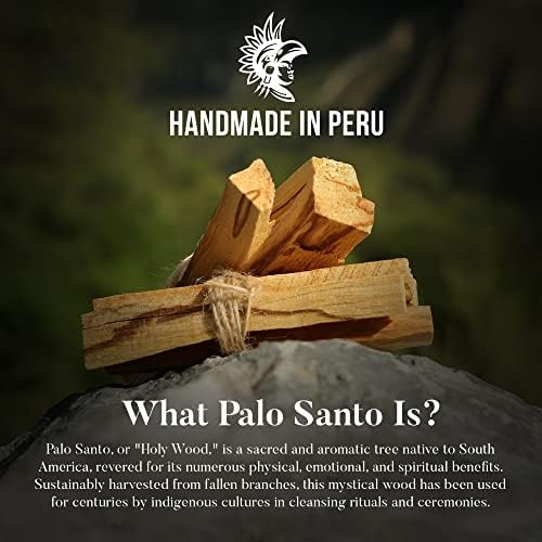 Bois de Palo Santo XL 50gr. (4-6 pc) Bois Naturel d'Amérique du Sud pour la Purification et la Relaxation - Image 4