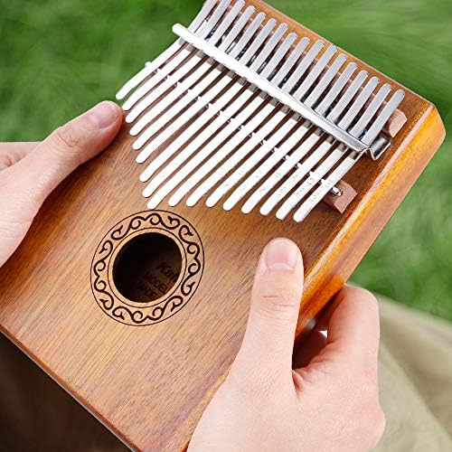 Nabance Kalimba 17 Clés Piano à pouce Professionnel De Haute Qualité Instrument de Musique avec Tuning Hammer et 7 Accessoires pour Les Débutants - Image 4