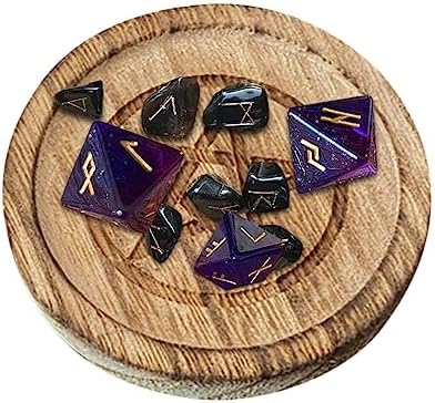 | Bougeoir Pentacle,avec Plateau à Bijoux en Bois avec Motif Pentagramme pour décor Vintage pour Maison Mariage Povanjer
