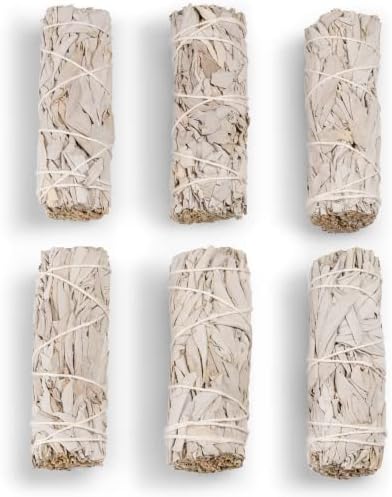 COPALOSANTO® | Paquets Faits à la Main de Sauge Blanche à brûler 10 cm | Sahumérium Naturel | Protection ancestrale et spirituelle | Nettoyage énergétique (6 Sauge Blanche) - Image 7