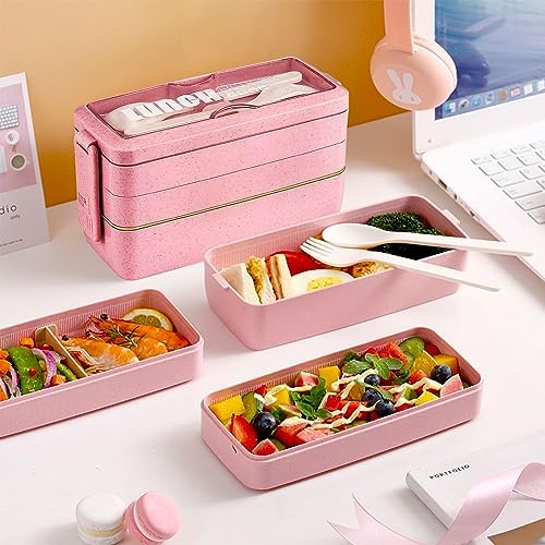Drerio Lunch Box Bento - Boîte à Lunch 3 ÉTAGE BOX LANCE - Image 9