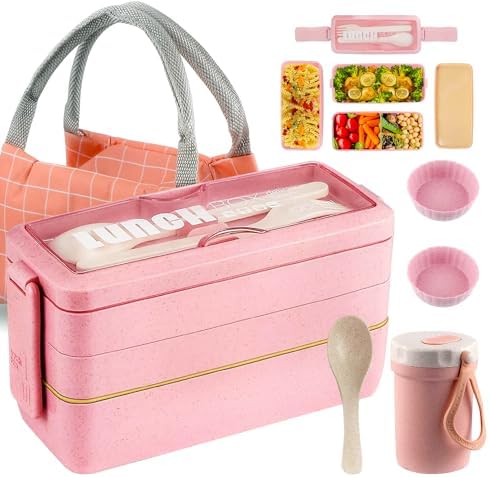 Drerio Lunch Box Bento - Boîte à Lunch 3 ÉTAGE BOX LANCE
