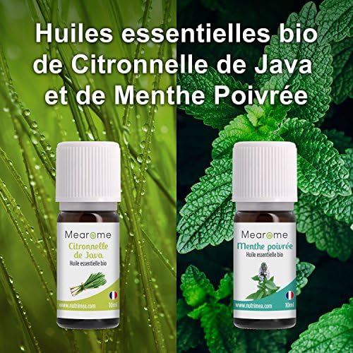 Coffret 8 x 10 ml Huiles Essentielles BIO distillées en FRANCE + Guide d'Aromathérapie PDF | HEBBD, HECT | Kit pour Cuisine, Diffuseur | Bienfaits Respiratoires, Encombrement, Digestion | Mearome - Image 6