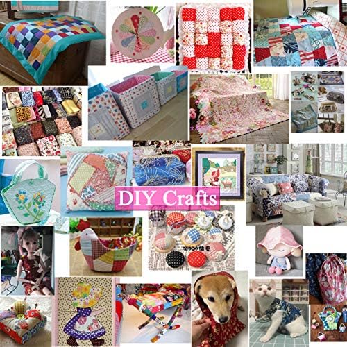 aufodara Tissus Coton Couture 6 pièces 50 x 80 cm Gros Coton Craft Quilting Fabric Textile Patchwork DIY Fait à la Main en Tissu à Coudre (Rouge) - Image 6
