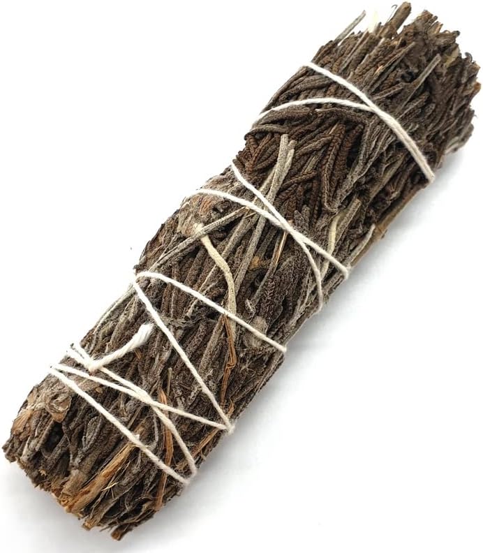Crigema - Smudge Sauge à la Lavande, Encens à Refoulement Spirituel Objet - Massette de 10 cm ~ 15/20 G - Smud Purification (1)