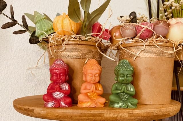 Coffrets de Fondants pour les brûlures en forme de boudhas, sur le thème des 7 chakras - Image 3