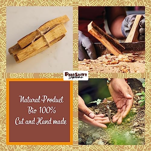 Palosanto - Encens Naturel de Palo Santo - Qualité Gold sélectionné du Pérou - Original pour la Purification et Le Bien-être Spirituel - Éthique et Durable - Répulsif Anti-moustiques (100-110 g) - Image 6