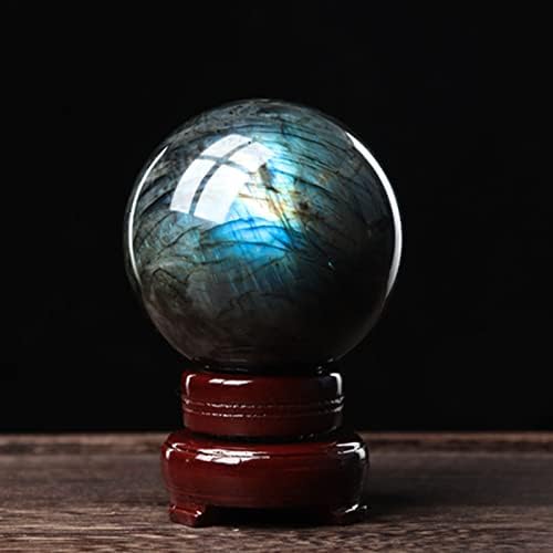 AUOQKQUT ORNATION DE PERRERE DE LUNE DE BOULE DE CRISTAL DE 2,75 Pouces (70 mm), Utilisé Comme Pierre, Décoration de décornétisation de Pierre de Purification décoration décorative - Image 4