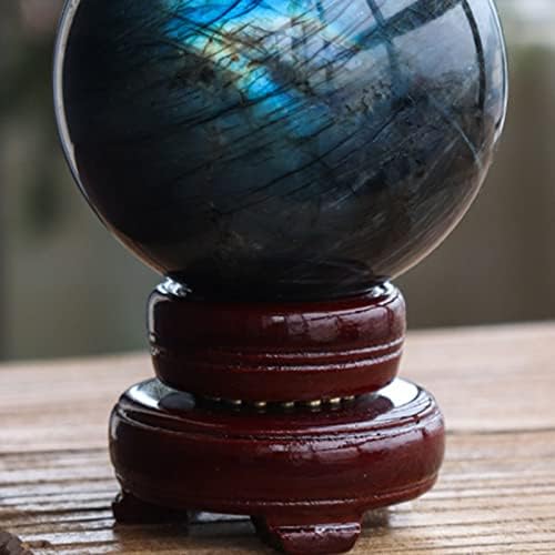 AUOQKQUT ORNATION DE PERRERE DE LUNE DE BOULE DE CRISTAL DE 2,75 Pouces (70 mm), Utilisé Comme Pierre, Décoration de décornétisation de Pierre de Purification décoration décorative - Image 7