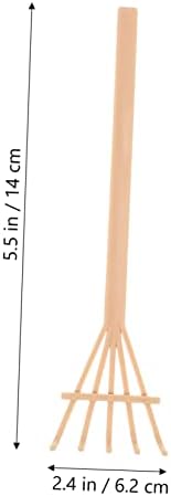 Besportble 4 Ensembles Râteau à Sable Kit Jardin Zen Râteau de Bac à Sable Décor Meditation Accessoires Râteau de Jardin Zen Outil de Jardin De Sable Zen Kit d'Outils de Jardin Zen Plastique Plastique - Image 9