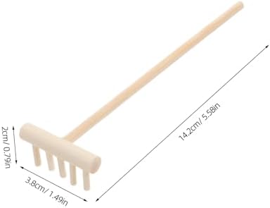 Pamingono 6 Pièces Outils de Bac à Sable Râteau de Jardin de Sable Râteau de Jardin à Méditer Râteau de Dessin De Jardin - Image 2
