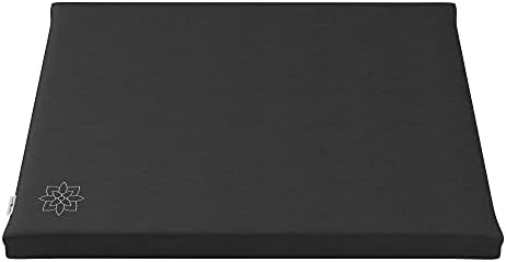 Mindful & moderne Zabuton Tapis de Méditation - Coussin de Yoga et de Méditation Rempli de Coton - Coussin de Méditation Zabuton pour Soutien à Genoux et Assise - Grand Coussin rectangulaire pour banc