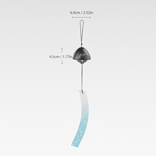 Bomefoi Carillons éoliens en Métal, Petits Carillons éoliens - Décor de Jardin Avec Carte - Carillon à ton Mélodique apaisant, Cloche à Vent de Porche pour Jardin, patio et arrière-cour - Image 5