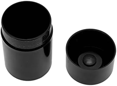 Bordract Bocal Hermétique Rond en Plastique, Étui de Rangement pour les herbes de tabac, Réservoirs anti-odeurs, récipient pour voyager en plein Air (Noir) - Image 8