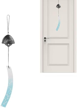 Bomefoi Carillons éoliens en Métal, Petits Carillons éoliens - Décor de Jardin Avec Carte - Carillon à ton Mélodique apaisant, Cloche à Vent de Porche pour Jardin, patio et arrière-cour