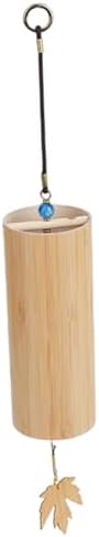 Carillon à ventilateur en bambou pour l'Eltrerieur carillon à ventilateur en bambou suspendu de 16,5 Pouces avec pendef carillon à venti