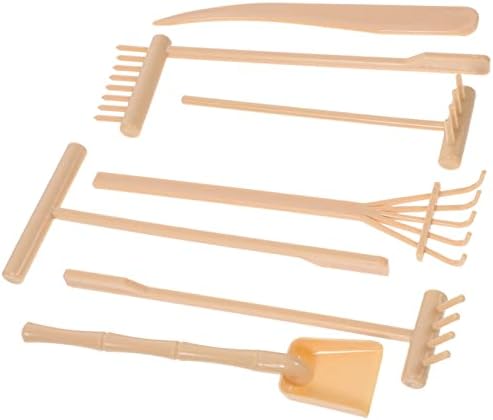 Supvox 5 Ensembles Râteau à Sable Jardin Zen pour Bureau Mini Râteau Décor Méditation Accessoires Râteau de Jardin Zen Outil de Râteau de Jardin de Sable Zen Outil de Jardin de Sable Zen - Image 8