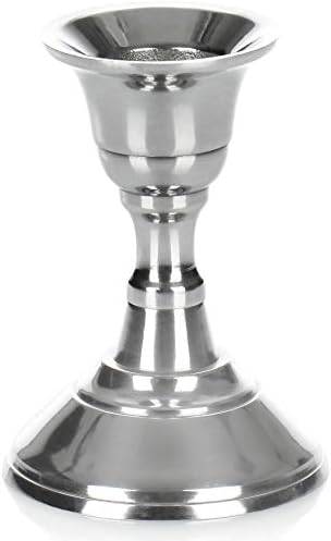 Com-Four® 2x lustres au design élégant pour une table de fête - lustre classique couler les mariages, anniversaires - lustre en métal pour table de Noël - Porte-Lumière (8,5 cm - ronde) - Image 3