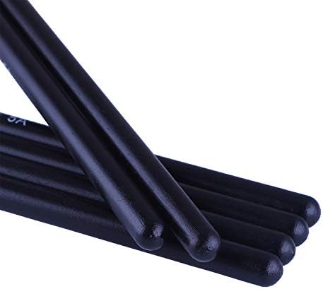 Antner lot de 3 paires de baguettes classiques en érable avec pointe en bois pour étudiant et adulte noir - Image 3