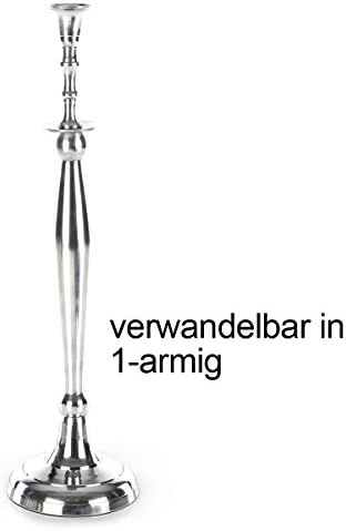 Chandeliers Gräfenstayn® à 1, 3 ou 5 bras - Diffférentes Tailles - Chandeliers CandéLabres en Argent, Noir, Blanc Ou ou (m, argent) - Image 4