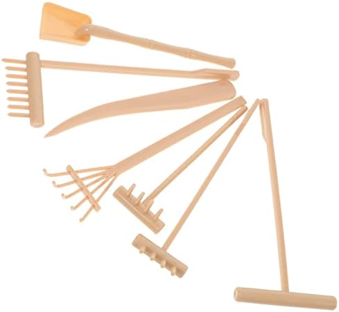 Supvox 5 Ensembles Râteau à Sable Jardin Zen pour Bureau Mini Râteau Décor Méditation Accessoires Râteau de Jardin Zen Outil de Râteau de Jardin de Sable Zen Outil de Jardin de Sable Zen - Image 9