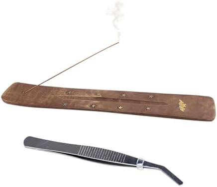 2 Porte-Encens, 1 Porte-Encens, Porte-Encens, Porte-Encens, Porte-Encens en Bois de Santal, Porte-Encens, Porte-Encens en Bois de Santal à motifs