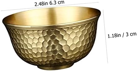 Zérodeko 1pc RÉCIPIENT RITUEL DÉCORATIF EN LAITON ALAR OFFRANT MÉNAGE MINI FOURNIRES YOGA ÉPAISSI LET TABLEA - Image 3