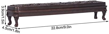 Topyond Brûleur d'Encens en Alliage de Laiton, Porte-Encens Élégant, Brûleur d'Encens et Rangement, pour la décoration de Chambre, décoration spiritual de pièce fraîche, aromathérapie, Méditation - Image 6