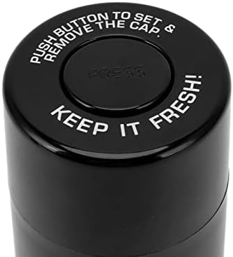 Bordract Bocal Hermétique Rond en Plastique, Étui de Rangement pour les herbes de tabac, Réservoirs anti-odeurs, récipient pour voyager en plein Air (Noir) - Image 7