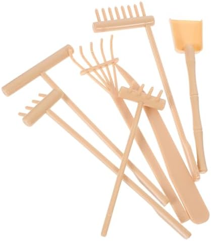 Besportble 4 Ensembles Râteau à Sable Kit Jardin Zen Râteau de Bac à Sable Décor Meditation Accessoires Râteau de Jardin Zen Outil de Jardin De Sable Zen Kit d'Outils de Jardin Zen Plastique Plastique - Image 3