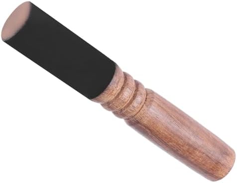 Bol chantant tibétain malle, sculpté à la main aU Népal, Maillet enveloppé de cuir, bâton de bol Sonore en Bois pour la méditation, le yoga et la relaxation - Image 8