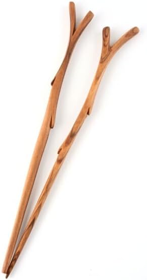 Baguettes en Bois d'Olivier Sauvage sculpties à la main - Image 2