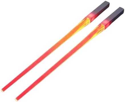 SIONHIUO BAGUETTES LUMINES, BAGUETTES LUMINES, BAGUETTES RÉUTILISABLES ÉCLAIES - CHOPE AMUSANTE LET Dîner en Cuisine, utilisation Quotidienne, Baguettes Fantaisie, Accessoires de Cuisine